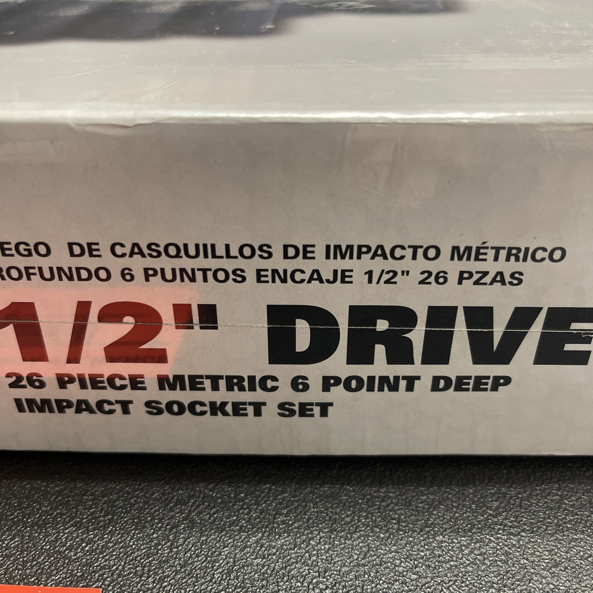 MATCO 26 Piece 1/2" Drive Metric 6 Point ADV Deep Impact Socket Set SCDPM266V