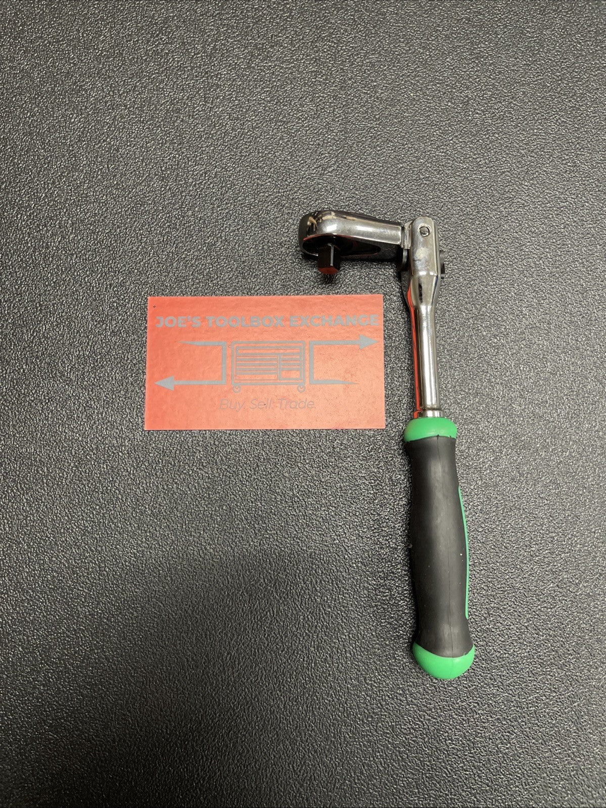 NEW! Matco Tools AFR68LFG 1/4” Locking Flex Head Ratchet 7-3/4” Green