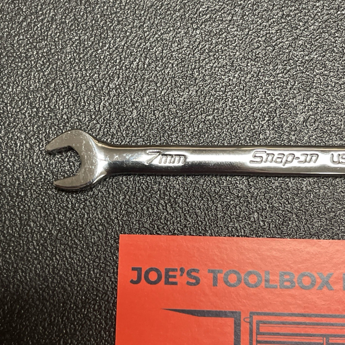 Snap-on Tools USA NEW 7mm Metric Reversible Ratcheting Combo Wrench SOXRRM7A
