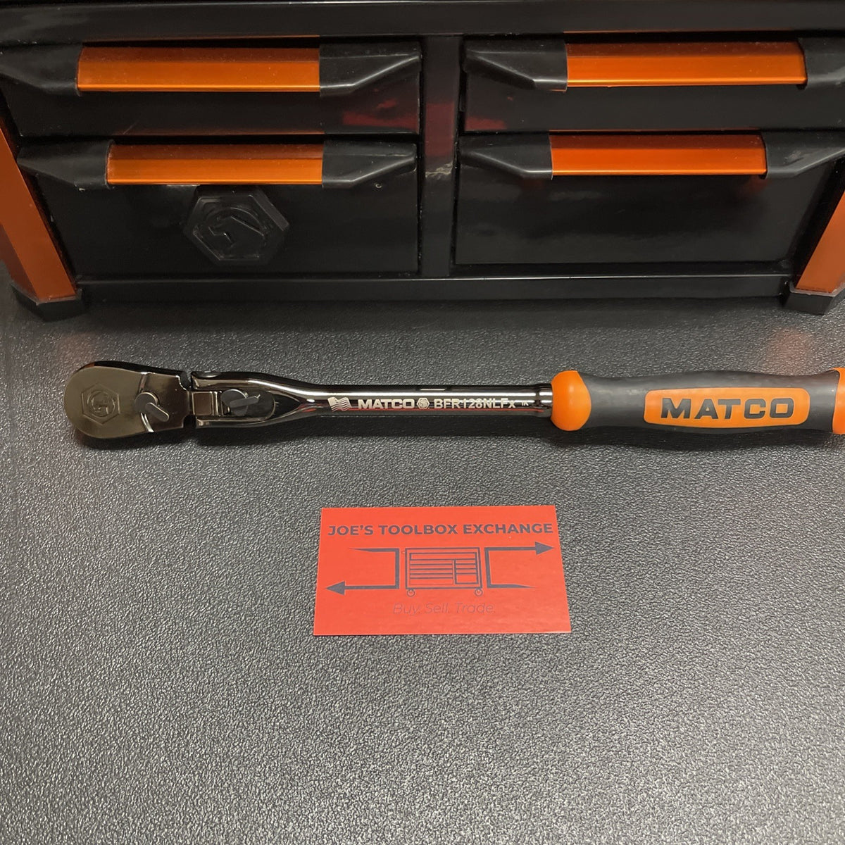 Matco NEW 3/8” Dr. Flex Head Ratchet BFR128NLFx BFR128NLFM ORANGE 12-1/2” 88