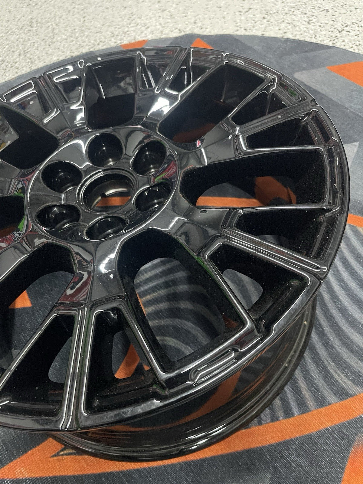 Chevy Terverse GM 18" Wheels & Caps New Take Offs 18x8 Gloss Black