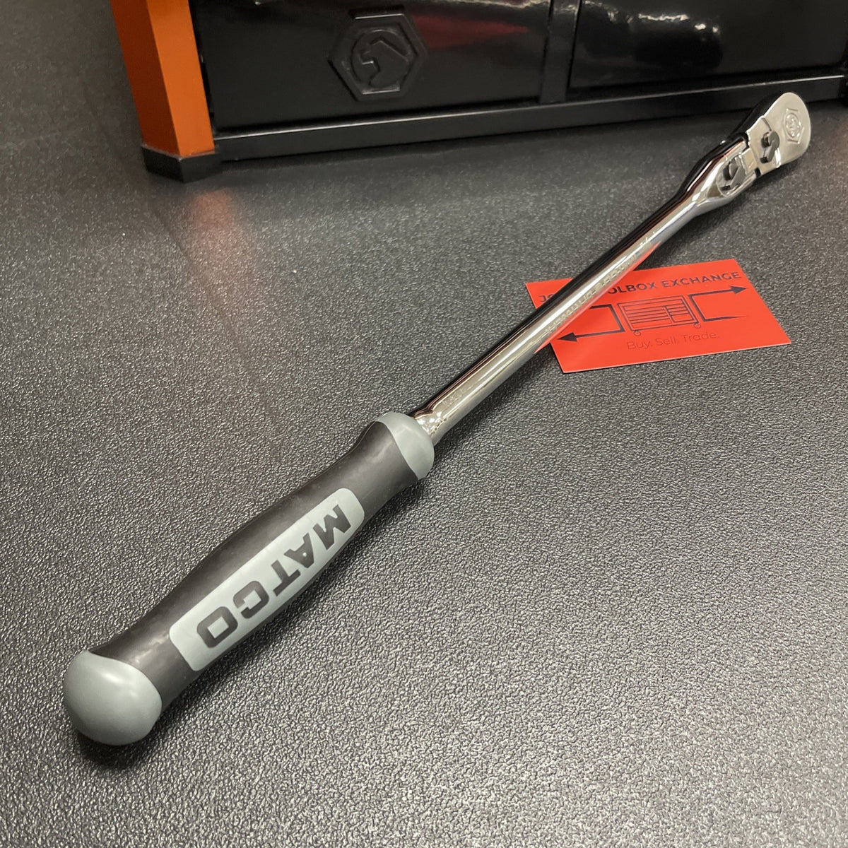 Matco NEW 3/8” Dr. Flex Head Ratchet BFR158LFx BFR158LFSG GRAY 15-1/2” 88 Tooth