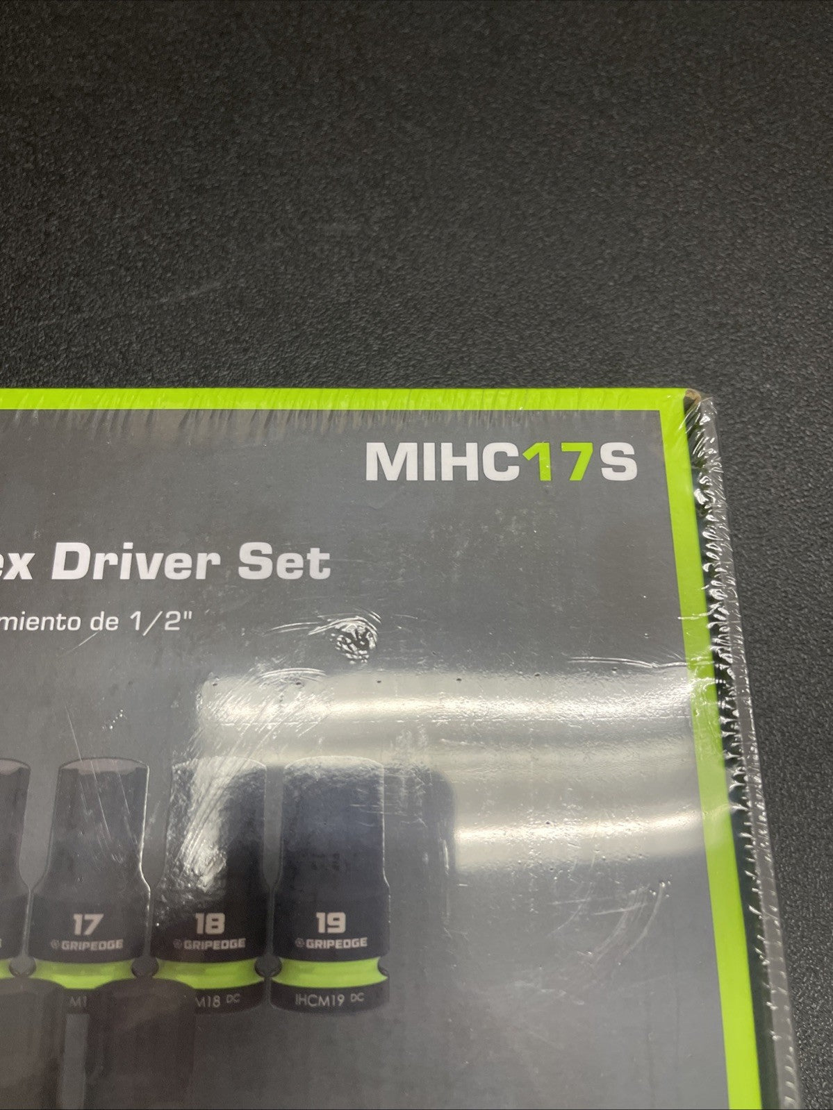 Grip Edge Tools MIHC17S 17 Piece Master 1/2" Drive Impact RPT Hex Driver Set
