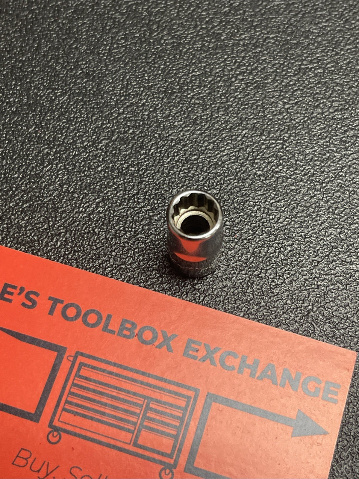 Snap-on Tools USA NEW 1/4" Drive 8mm Metric Shallow 12 POINT Chrome Socket TMMD8