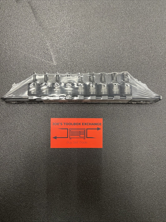 Matco Tools SBPTX9V 9pc 3/8" Drive ADV Torx Impact Bit Socket Set 