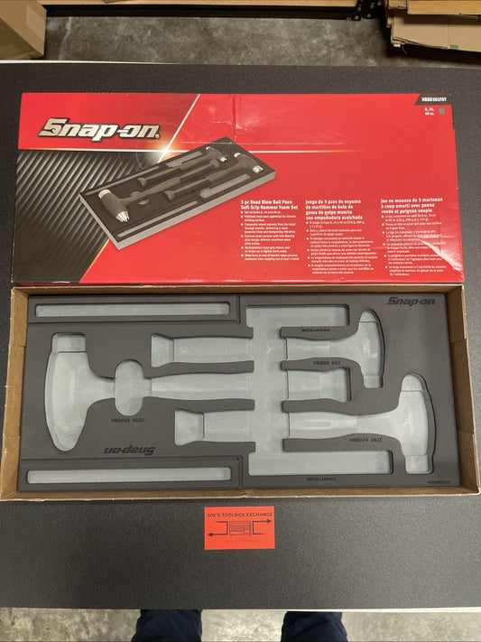 Snap-On Tools 3pc Hammer Deadblow Storage Foam In Gray FMHBBD04B