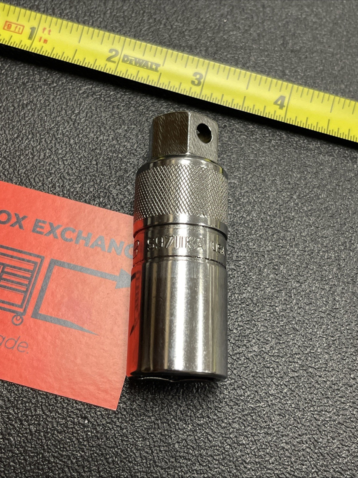Snap-on Tools USA 3/8" Drive 18mm Metric 6 POINT Spark Plug Socket S9711KA