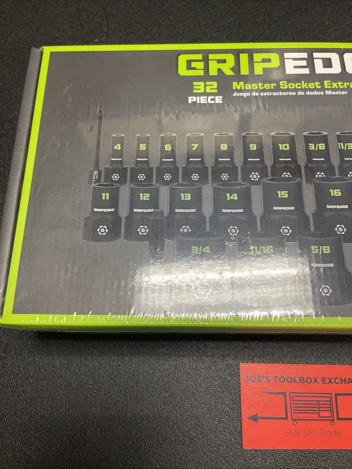 Grip Edge Tools MX32S 32 Piece Master Socket Extractor Set