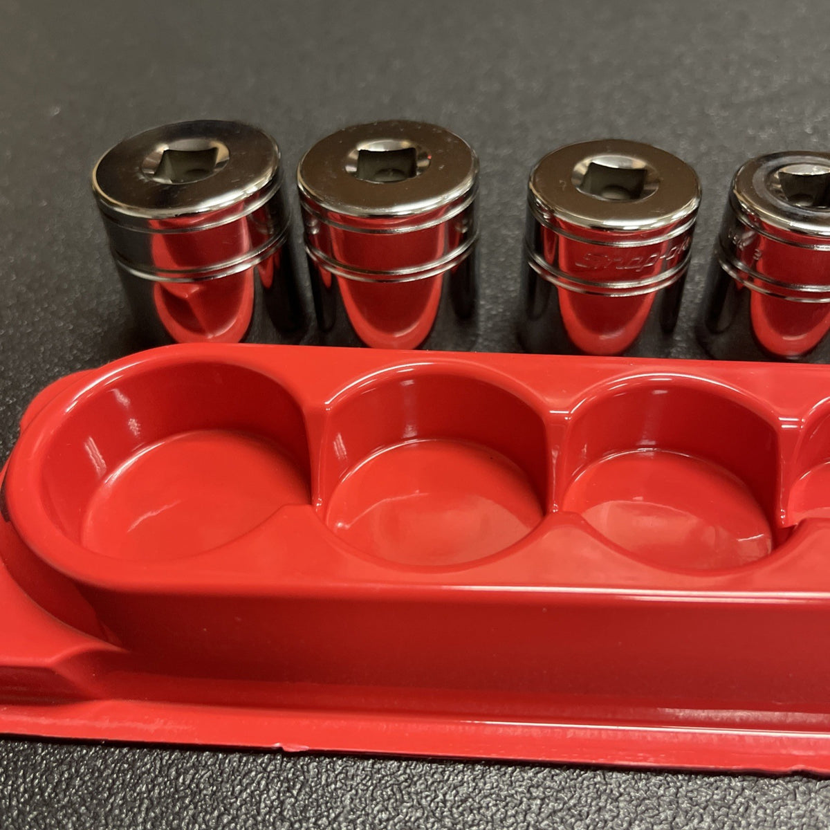 Snap-on 14pc 214FSY 3/8” Drive SAE shallow Socket Set  1/4” To 1” 6 Point Chrome