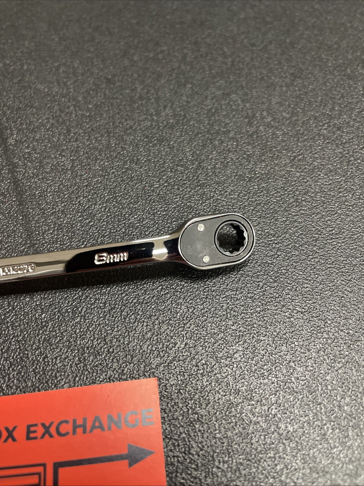 Snap-on Tools USA NEW 8mm Metric Reversible Ratcheting Combo Wrench SOXRRM8A