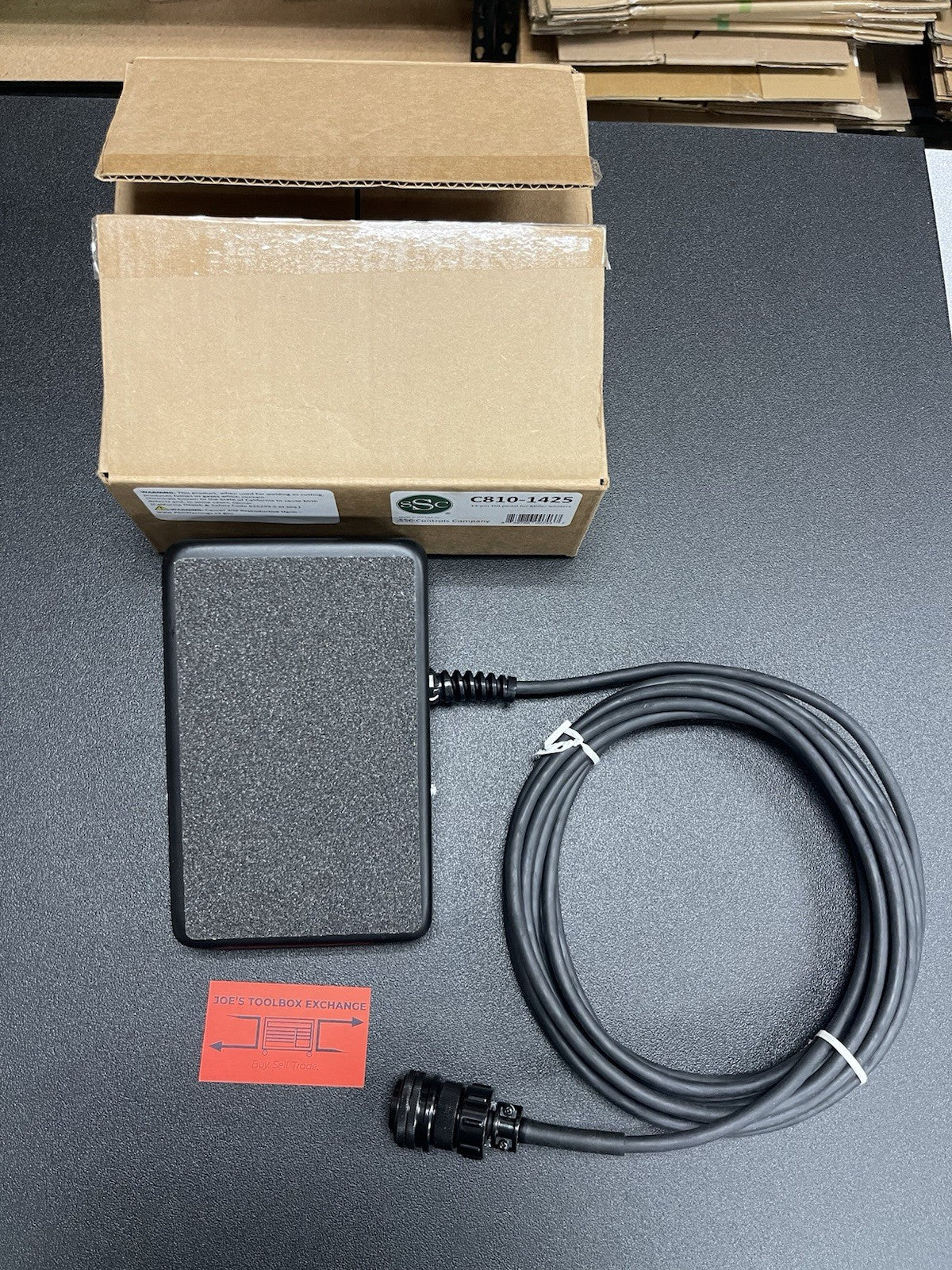 SSC C810-1425 14-pin TIG Foot Control Pedal Miller RFCS-14 301589 043554 194744