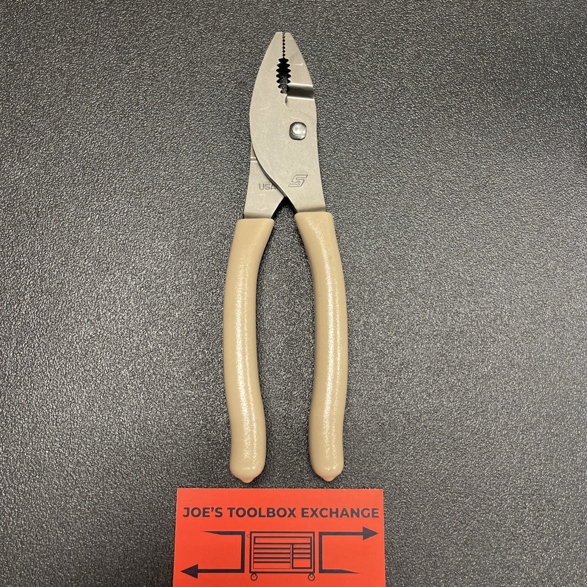 Snap-on Tools NOS COMBAT TAN 8" Talon Soft Grip Combo Slip-Joint Pliers 47ACF
