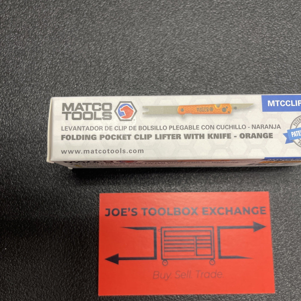 Matco Tools Orange. Folding Panel Clip Lifter Popper Pocket Knife MTCCLIPKNFM