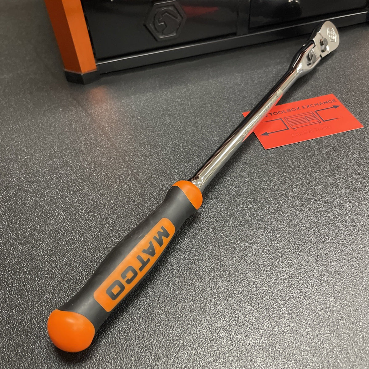 Matco NEW 3/8” Dr. Flex Head Ratchet BFR158LFx BFR158LFM ORANGE 15-1/2” 88 Tooth