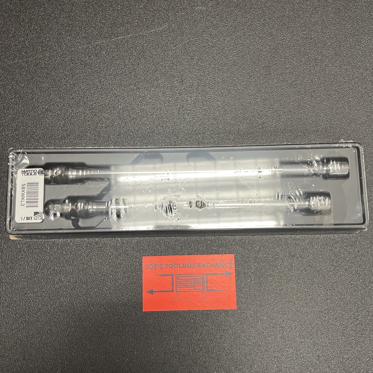 MATCO NEW 3 PIECE 3/8" DRIVE LOCKING WOBBLE EXTENSION SET Part No. SBXWKL3