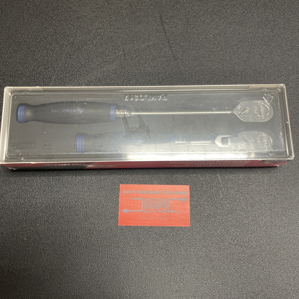 SNAP ON TOOLS  2Pc 3/8" Power Blue Soft Grip Foam Ratchet Set 202RT05FMB