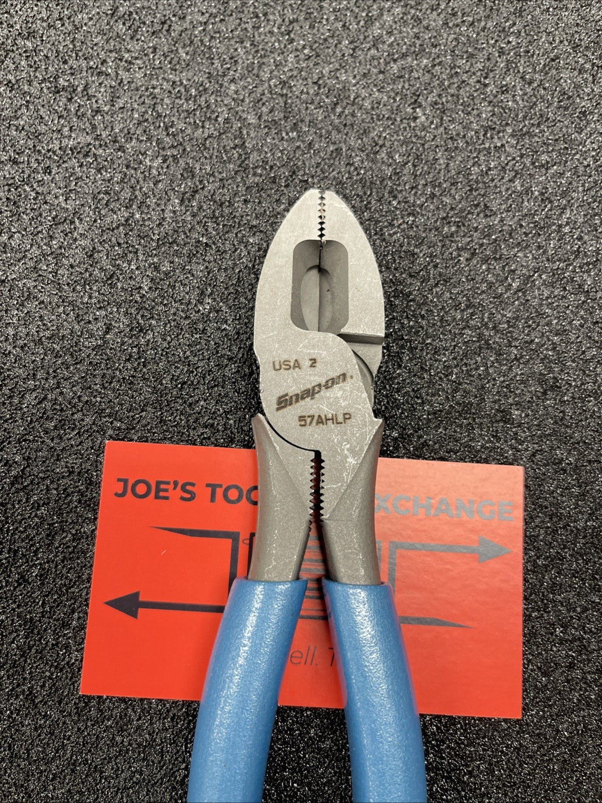 Snap-on Tools USA NEW RARE 7" PEARL BLUE Lineman's Pliers 57AHLP