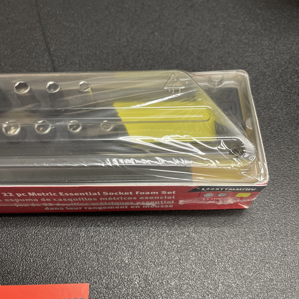 New Snap-on 22pc 1/4" drive Metric  Shallow & Deep Socket Set 122STTMMFHV Hi-Viz