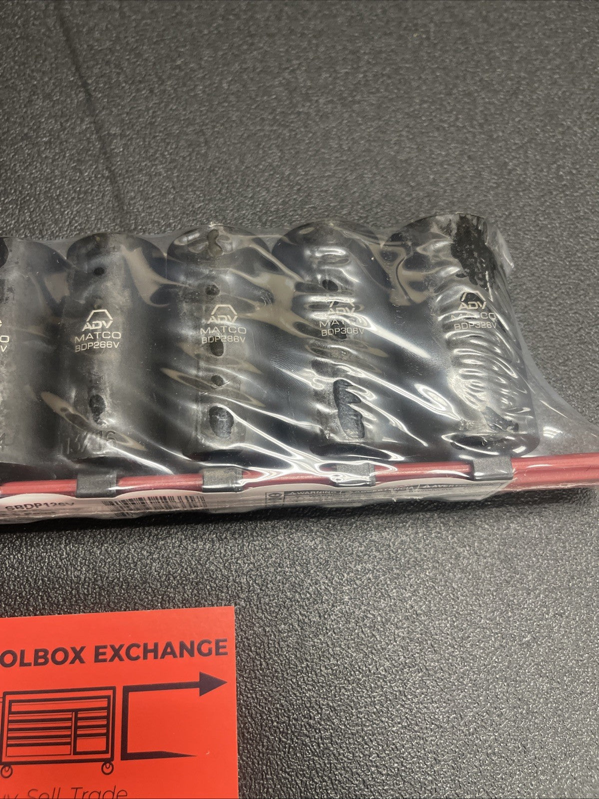 Matco Tools 12pc 3/8” Drive SAE 6pt Deep Impact Socket Set - SBDP126V