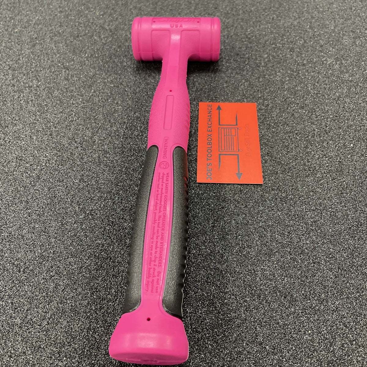 Snap-on Tools USA NEW ELECTRIC PINK 16 oz / 450g Dead Blow Hammer HBFE16