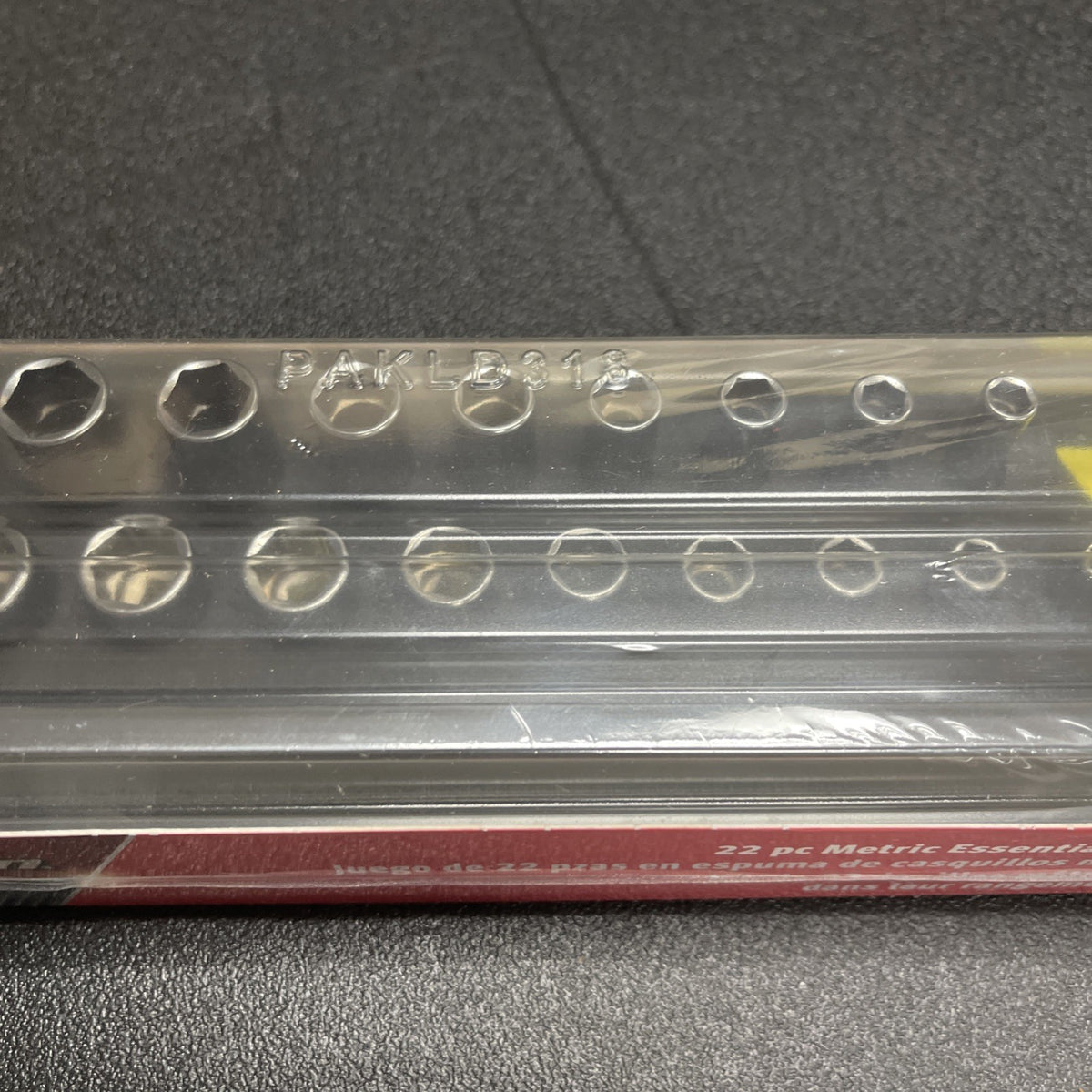 New Snap-on 22pc 1/4" drive Metric  Shallow & Deep Socket Set 122STTMMFHV Hi-Viz