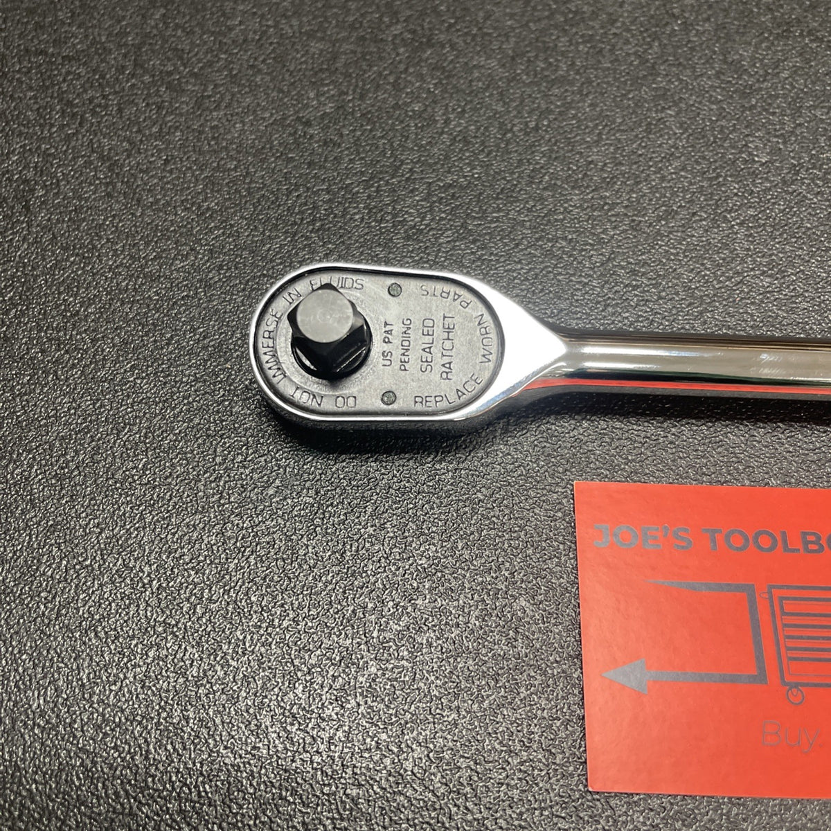 Snap-on Tools USA NEW 3/8" Drive 100 TOOTH Standard Handle Chrome Ratchet F100