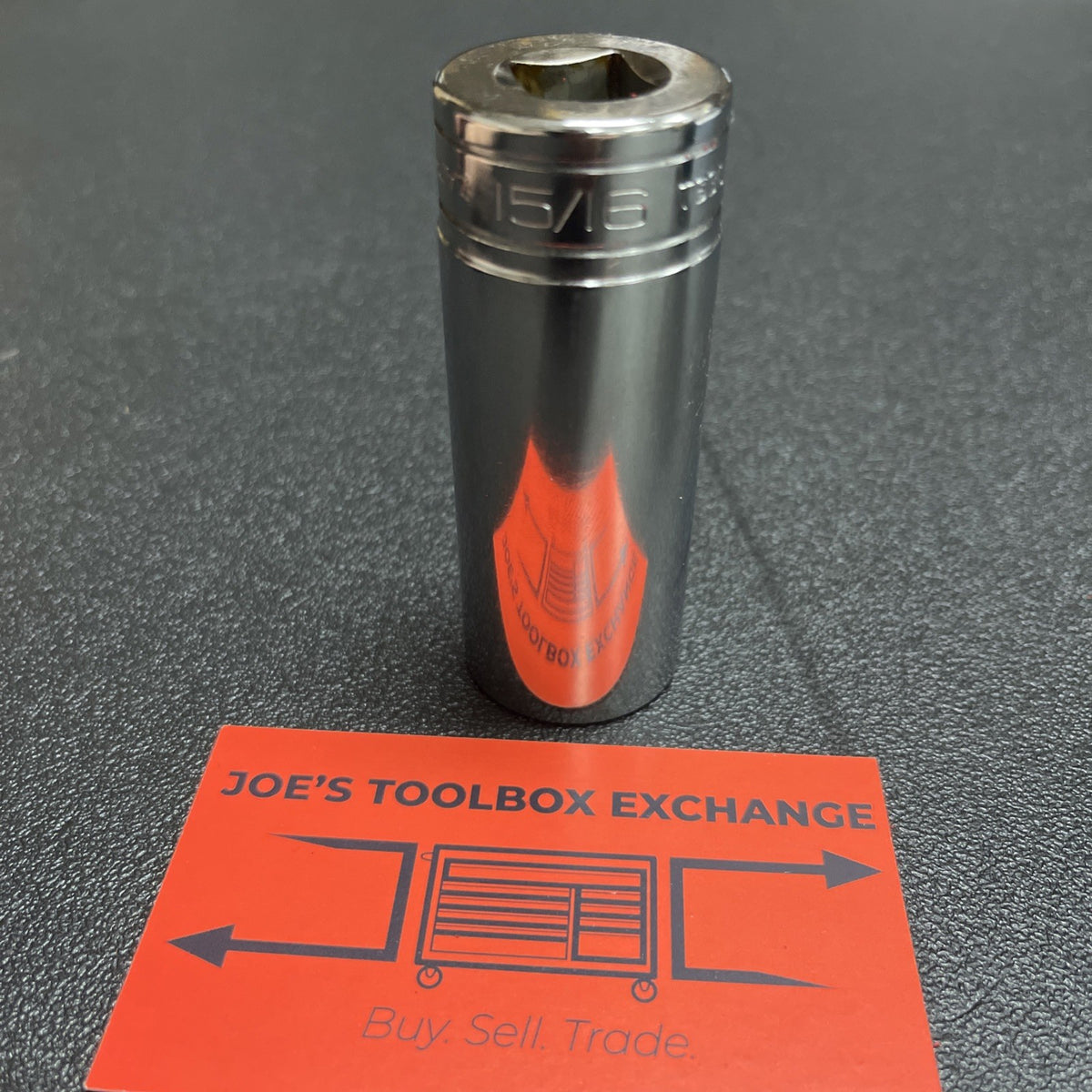 Snap-On Tools USA NEW 1/2" Drive 15/16" SAE Deep 6 Point Chrome Socket TS301