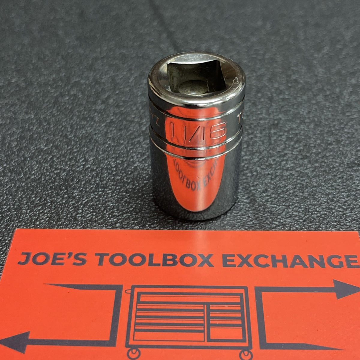 Snap-on Tools USA NEW 1/2" Drive 11/16" SAE 6 Point Shallow Chrome Socket TW221