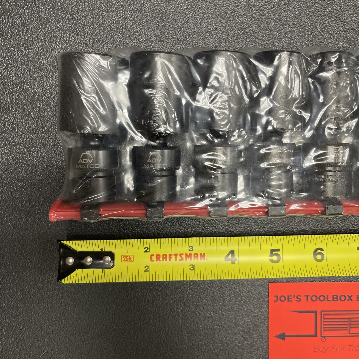 MATCO 12 PC 3/8" DR SAE 6 POINT ADV DEEP UNIVERSAL IMPACT SOCKET SET SBDUP126V
