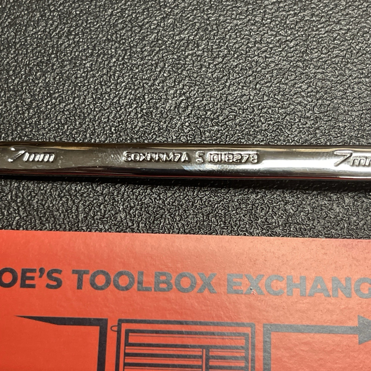 Snap-on Tools USA NEW 7mm Metric Reversible Ratcheting Combo Wrench SOXRRM7A