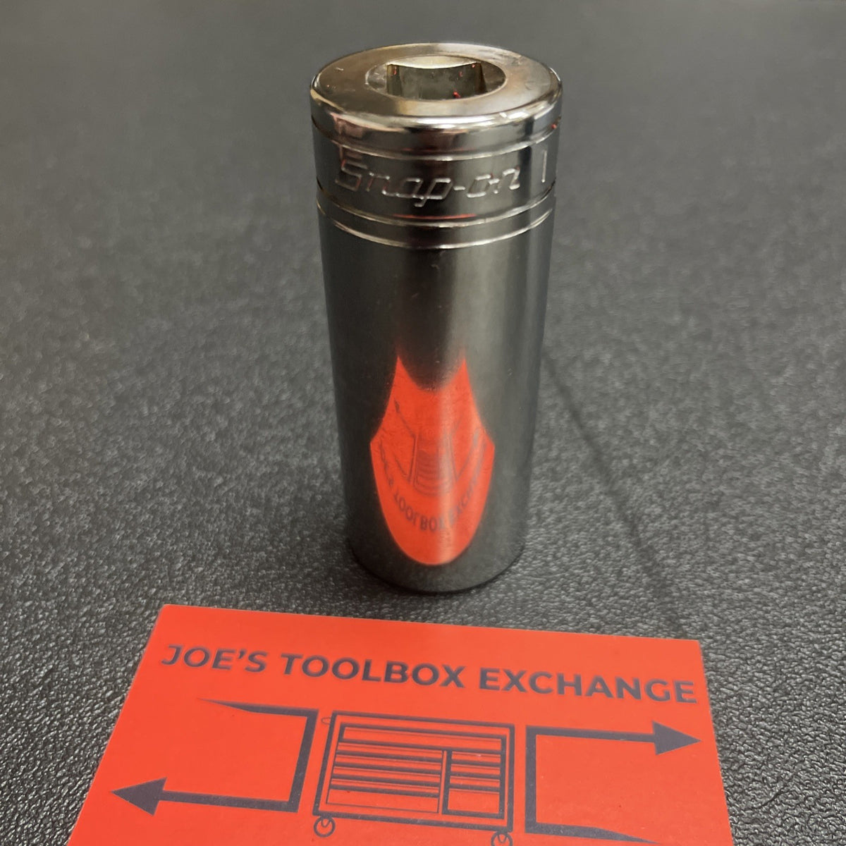 Snap-on Tools USA NEW 1/2" Drive 1" SAE Deep 6 Point Chrome Socket TS321
