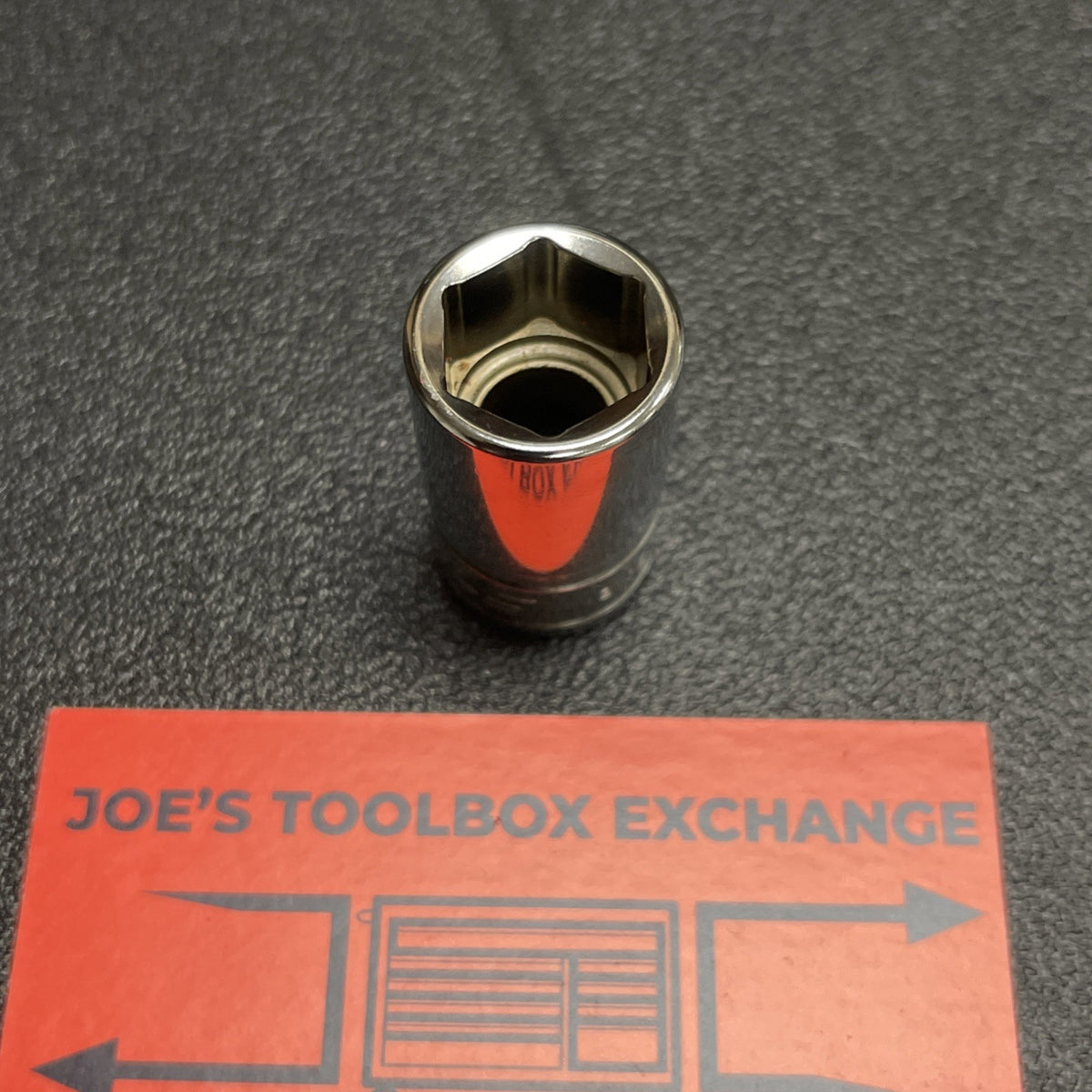 Snap-on Tools USA NEW 1/2" Drive 5/8" SAE 6 Point Shallow Chrome Socket TW201