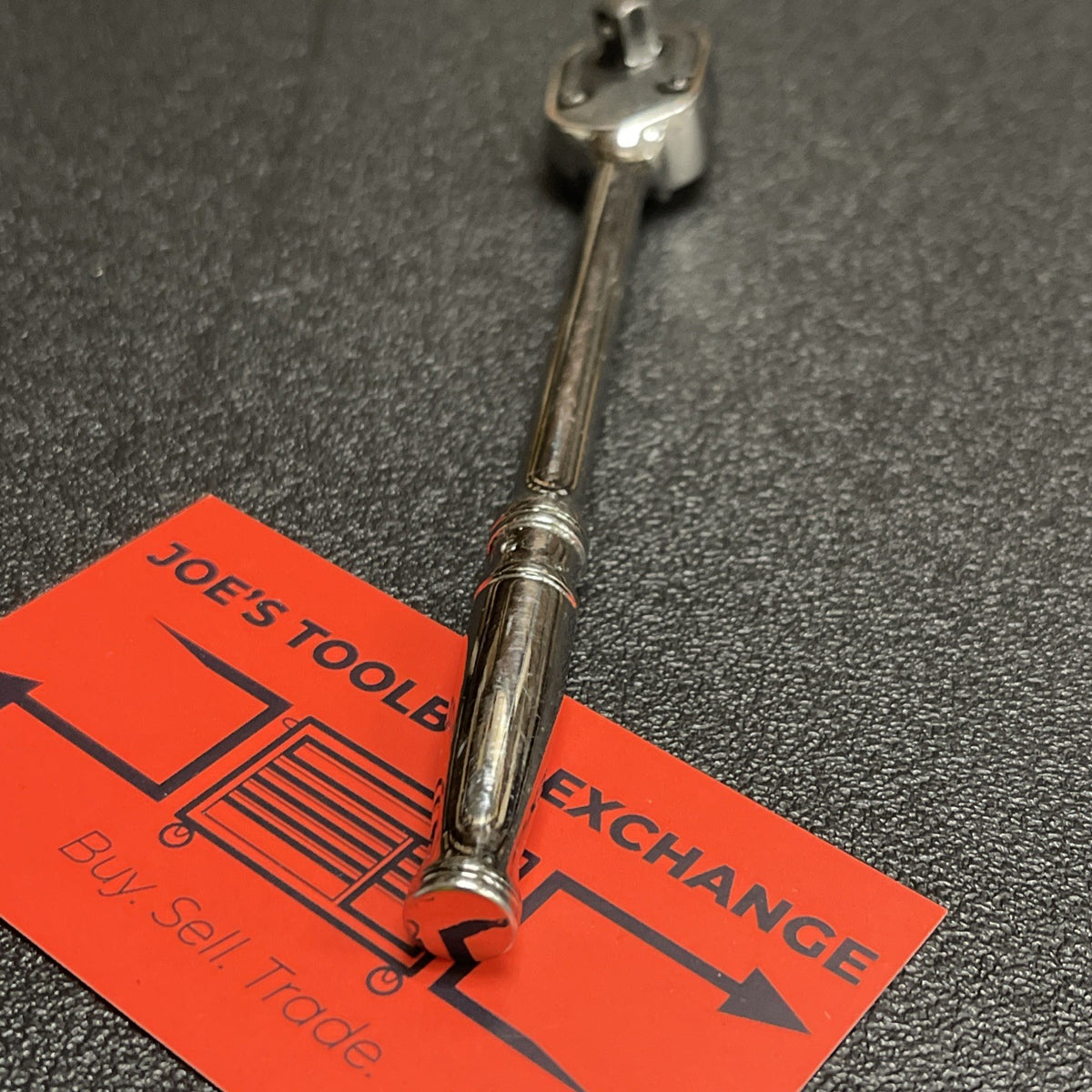 Snap-on Tools USA 1/4" Drive Chrome Long Handle Fixed Head Ratchet TL72