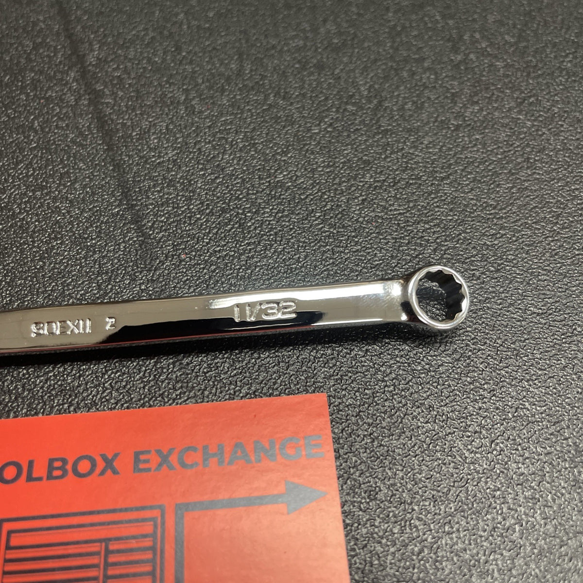 Snap-on Tools USA NEW 11/32" SAE FLANK DRIVE PLUS 12 Point Combo Wrench SOEX11