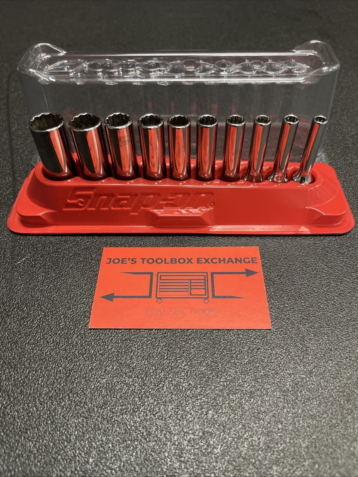 Snap-on Tools USA NEW 10-Piece 1/4" Drive 12-POINT SAE Deep Socket Set 110STMDY