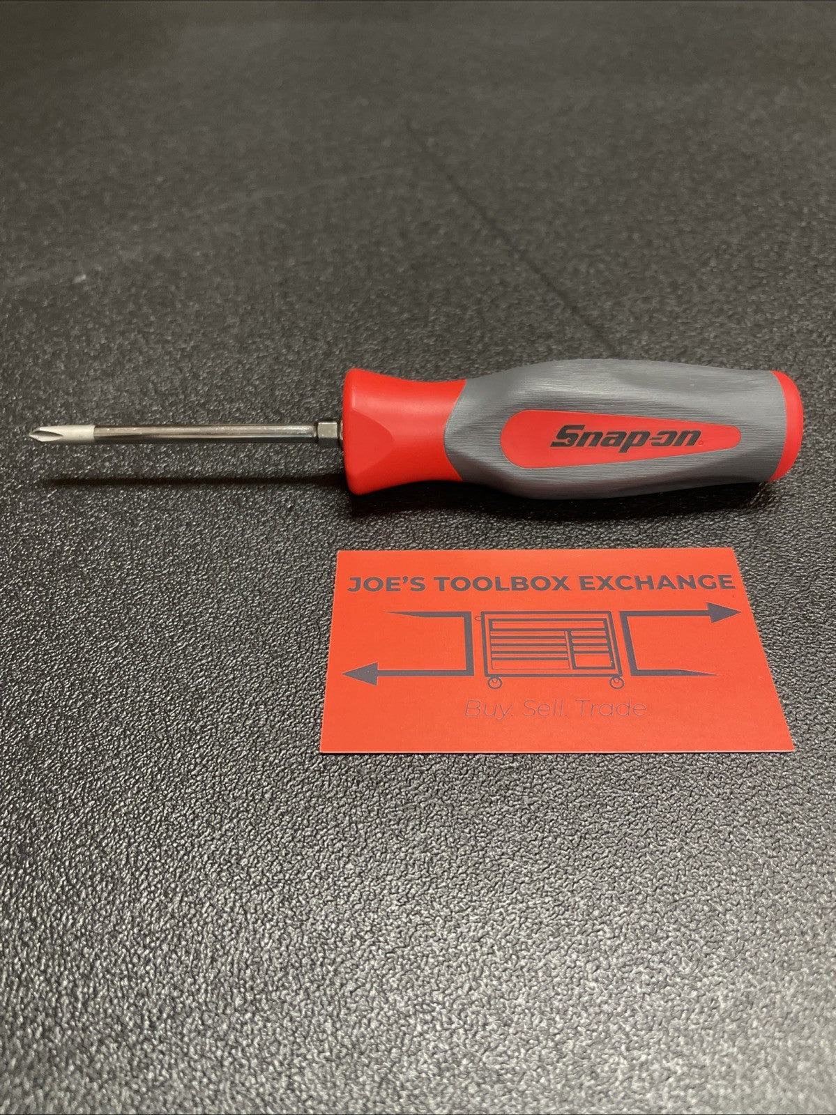 Snap-on Tools USA NEW RED Hard Handle #1 Phillips Head Screwdriver SHDP31IR