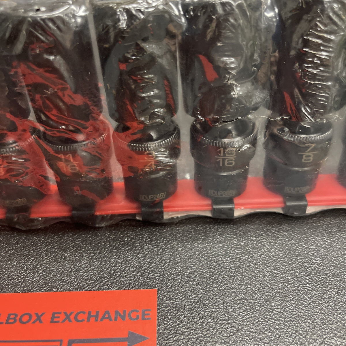 MATCO 12 PC 3/8" DR SAE 6 POINT ADV DEEP UNIVERSAL IMPACT SOCKET SET SBDUP126V