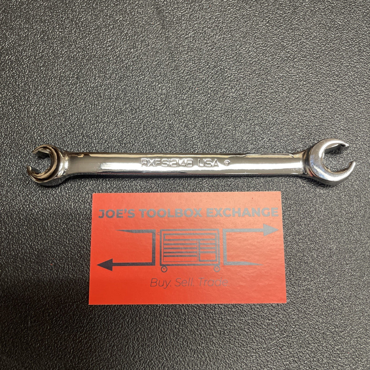 Snap-On Tools USA NEW 3/8"  7/16" SAE Double Flare Nut 6pt Line Wrench RXFS1214B