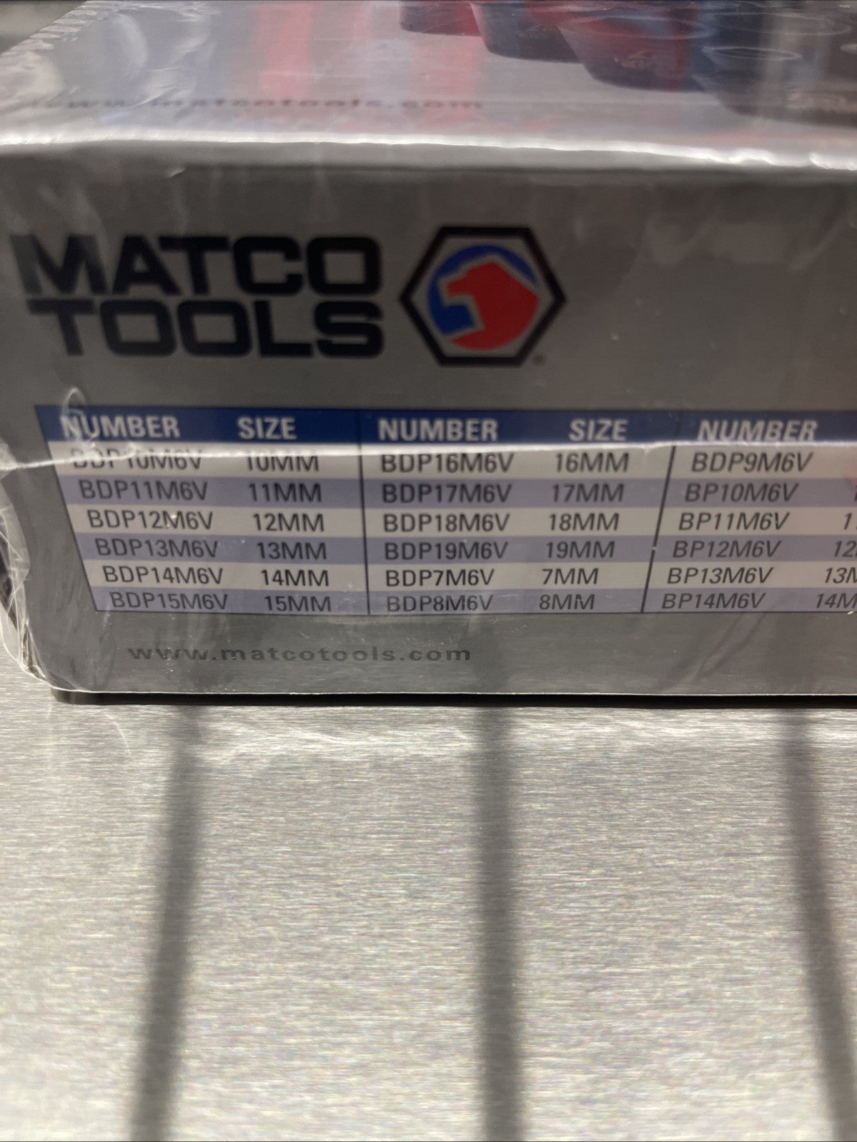 MATCO TOOLS ADV SBPM266V 26-Piece METRIC Impact Standard & Deep Socket Set