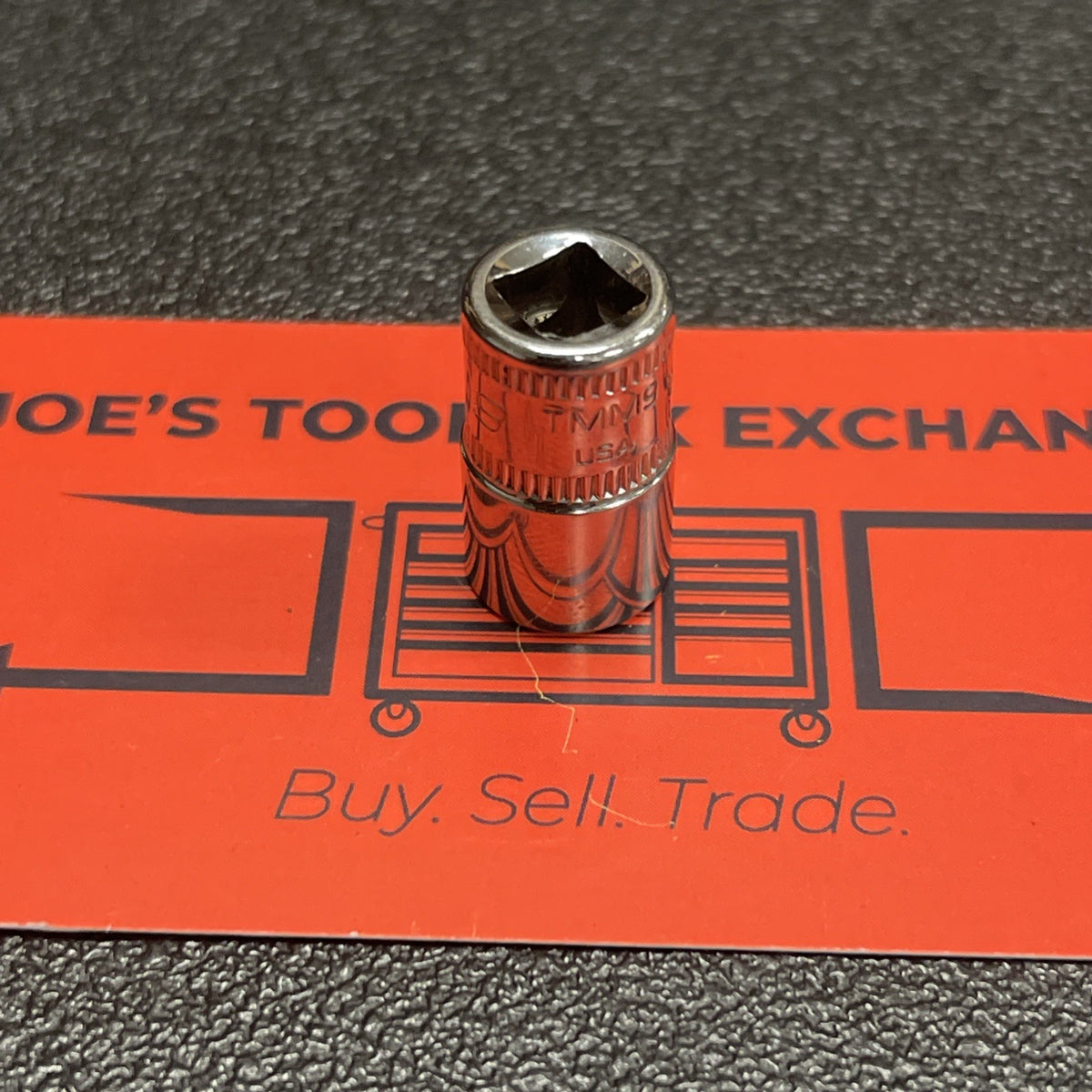 Snap On Tools TMM9 1/4 Dr 6Pt Metric 9mm Flank Dr Shallow Chrome Socket USA