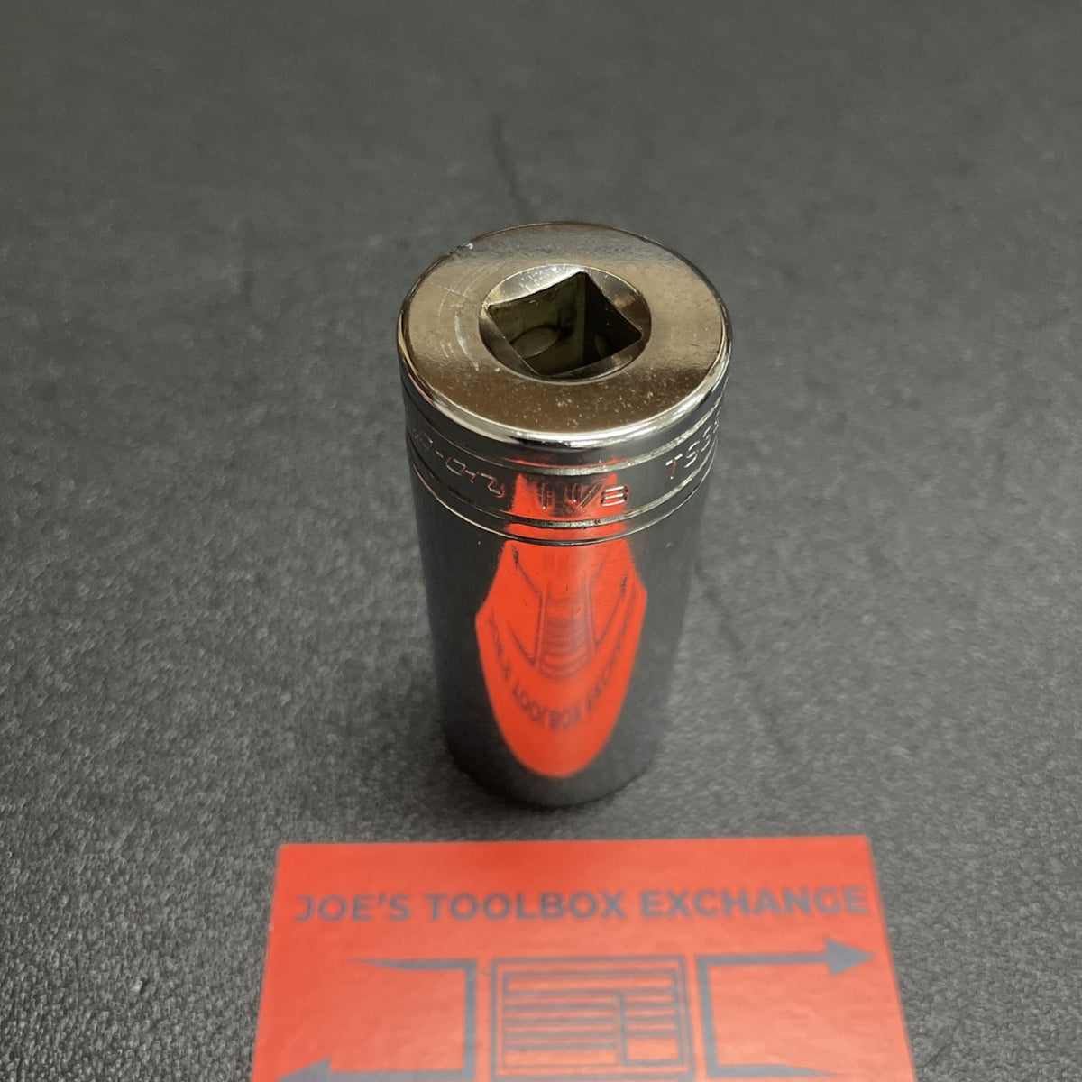 Snap-on Tools USA NEW 1/2" Drive 1-1/8" SAE Deep 6 Point Chrome Socket TS361