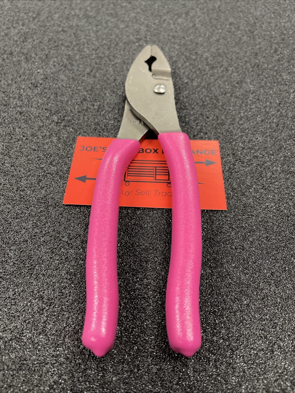 Snap-on Tools USA NEW ELECTRIC PINK 8" Talon FlankJaw Slip-Joint Pliers HJ47ACF