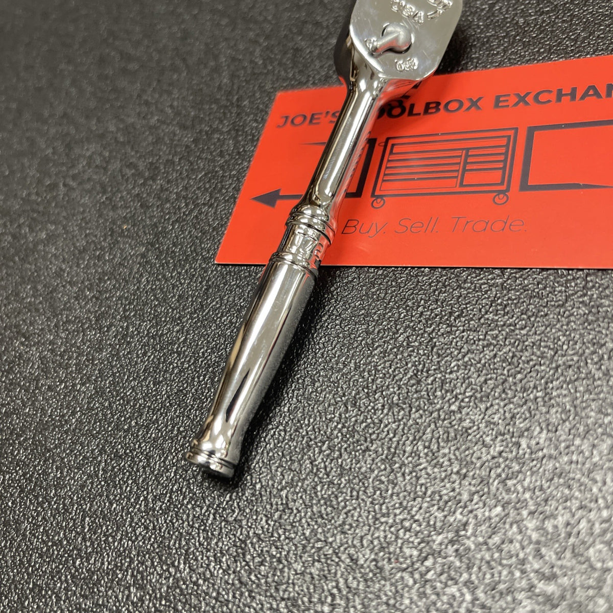 Snap-on Tools USA NEW STYLE 1/4" Drive Fine Tooth Chrome Handle Ratchet T72