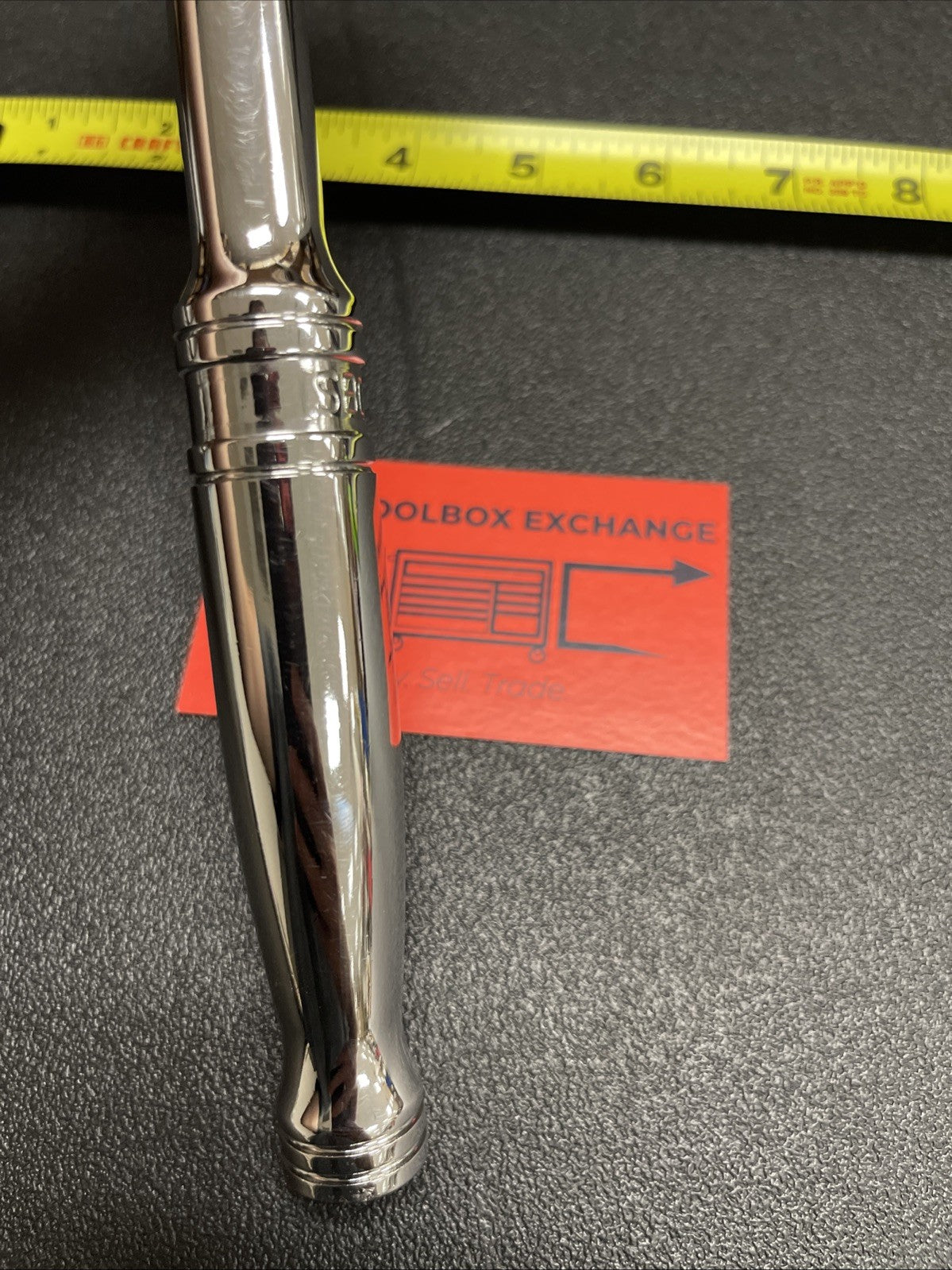 Snap-on Tools USED NEW STYLE 1/2" Drive Fine 80 Tooth Chrome Handle Ratchet S80A