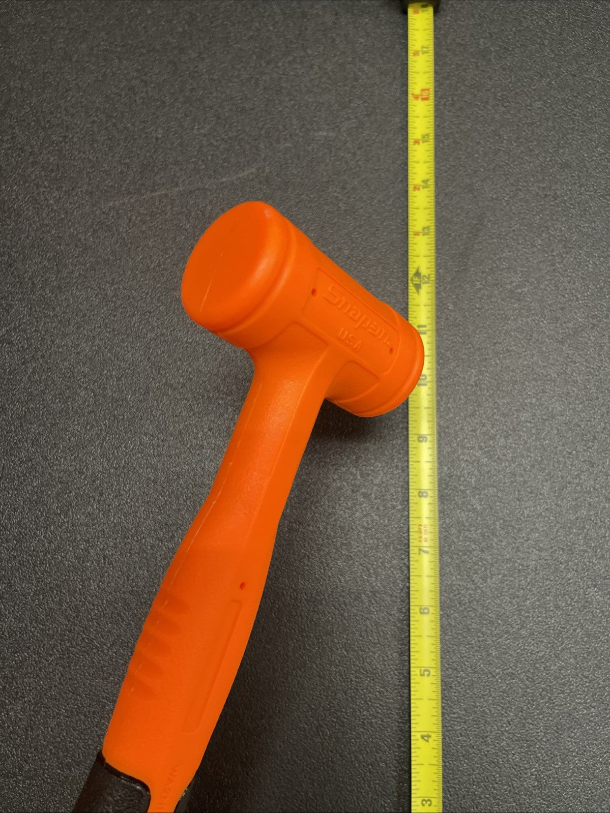 Snap-On hbfe16 16 ounce dead blow soft grip hammer orange NEW!
