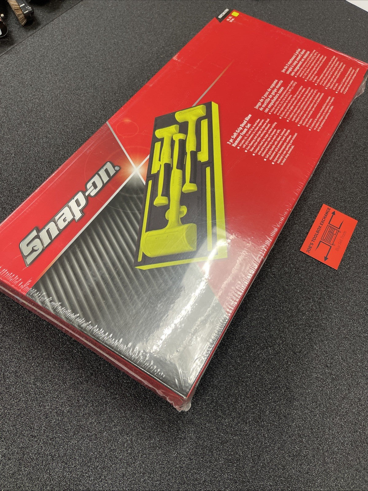 New Snap-on HBFE301FHV 16 32 56 oz Orange Dead Blow Hammer Foam Set HBFE16