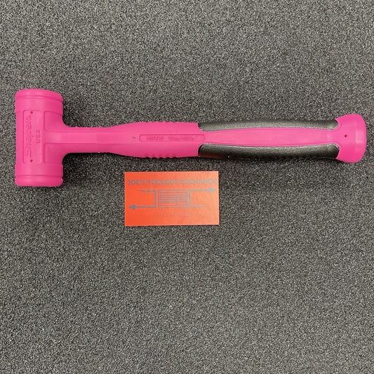 Snap-on Tools USA NEW ELECTRIC PINK 16 oz / 450g Dead Blow Hammer HBFE16