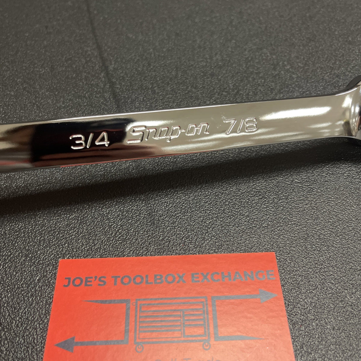 Snap-On Tools USA NEW 3/4" 7/8" SAE Double Flare Nut 6pt Line Wrench RXFS2428B