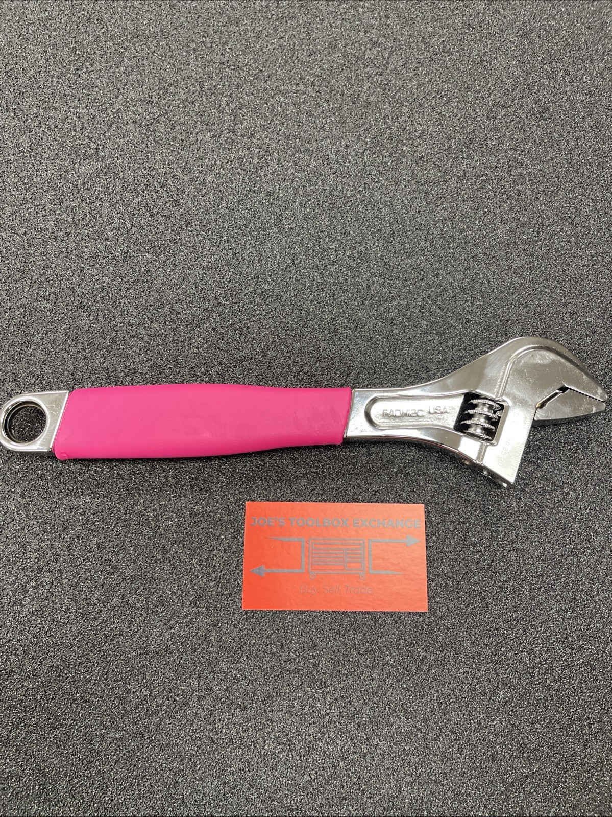 Snap-on Tools NEW 12" ELECTRIC PINK Flank Drive PLUS Adjustable Wrench FADH12CEP