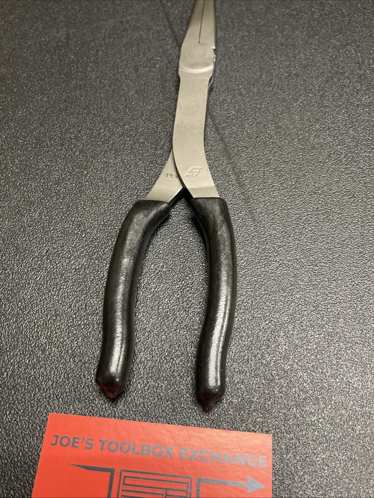 Snap-On Tools USA NEW BLACK Soft Grip 11" Talon Grip Needle Nose Pliers 911ACFBK